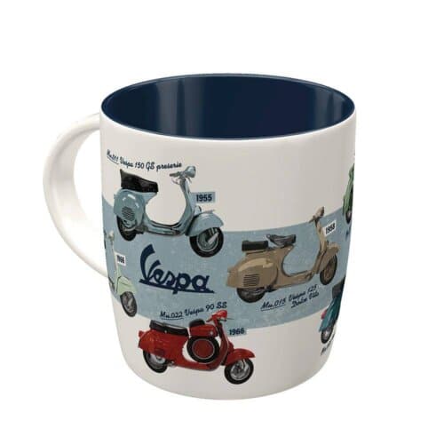 Vespa Tasse Modell Chart